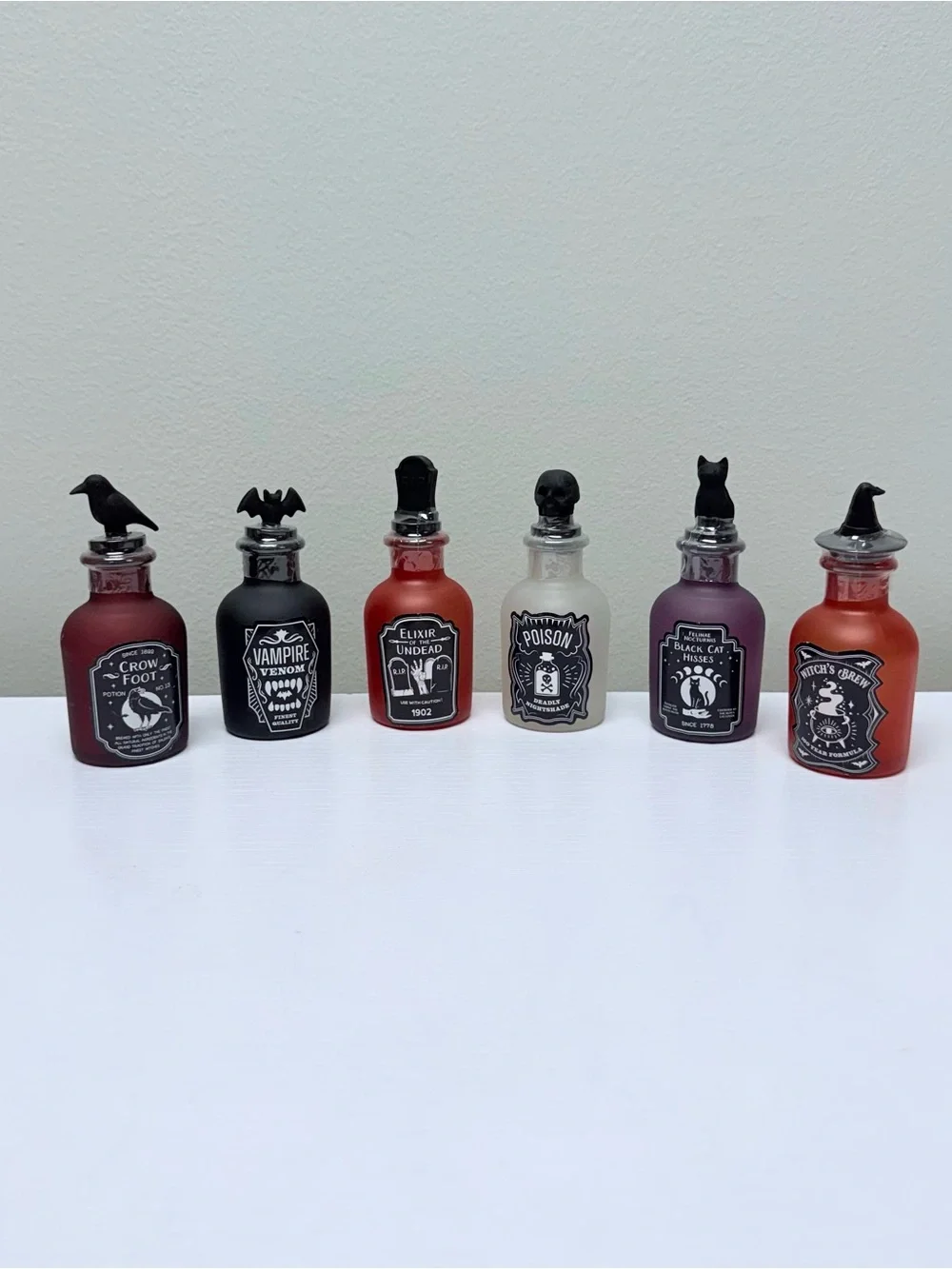 Target Bullseye Halloween Potion Bottles With Toppers 2026 Full Set of 6